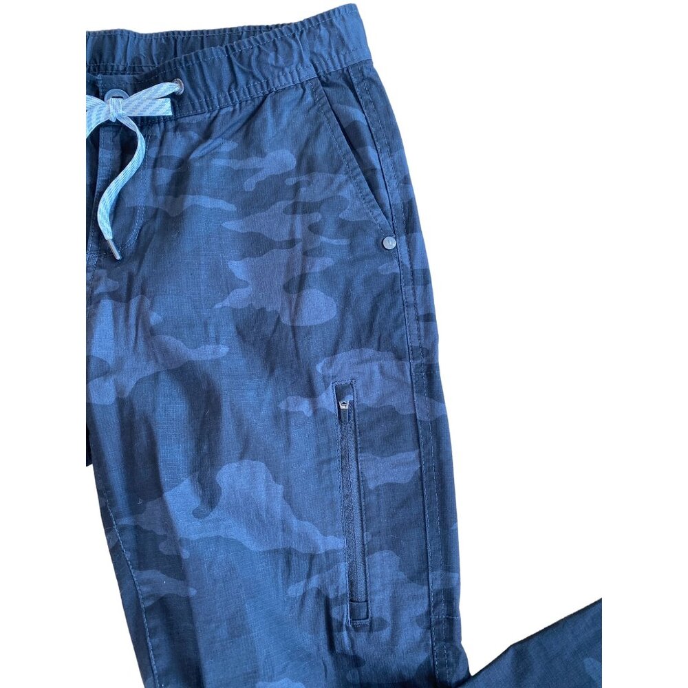 Vuori Pants Women S Ripstop Organic Cotton Stretch Pockets Gray Charcoal  Camo H - Picture 8 of 9